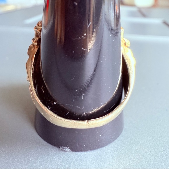 10k Solid Gold Ruby Eyes Lion’s Head Artisan Made Men’s HEAVY Ring Size … - Picture 3 of 16